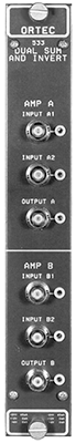 ORTEC 533 Dual Sum and Invert Amplifier
