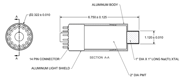 905-1 NaI(Tl) Scintillation Radiation Detector