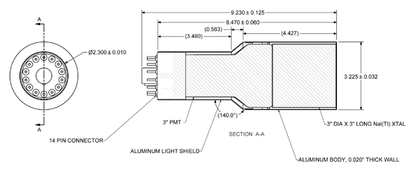 905-4 NaI(Tl) Scintillation Radiation Detector