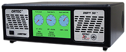 DSPEC 50 and DSPEC 502 Digital Signal Processing (DSP) based Gamm Ray Spectrometers for Germanium (HPGe) Radiation Detectors