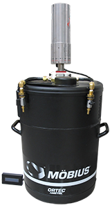 Mobius Liquid Nitrogen Condensing Dewar for Radiation Detector